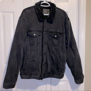 LUCKY BRAND BLACK DENIM JACKET